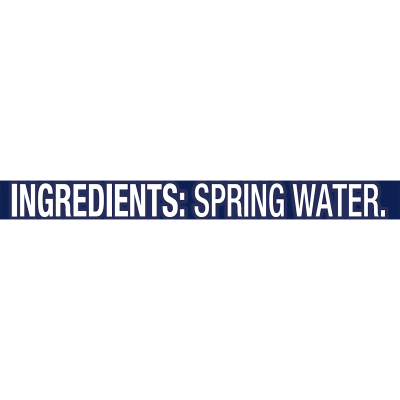 Arrowhead Spring water product detail 500mL 24 pack Ingredients