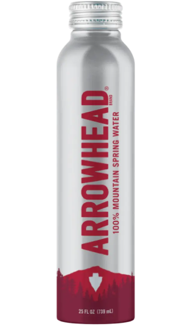 NEW 25 fl oz Aluminum Bottled Water, Single