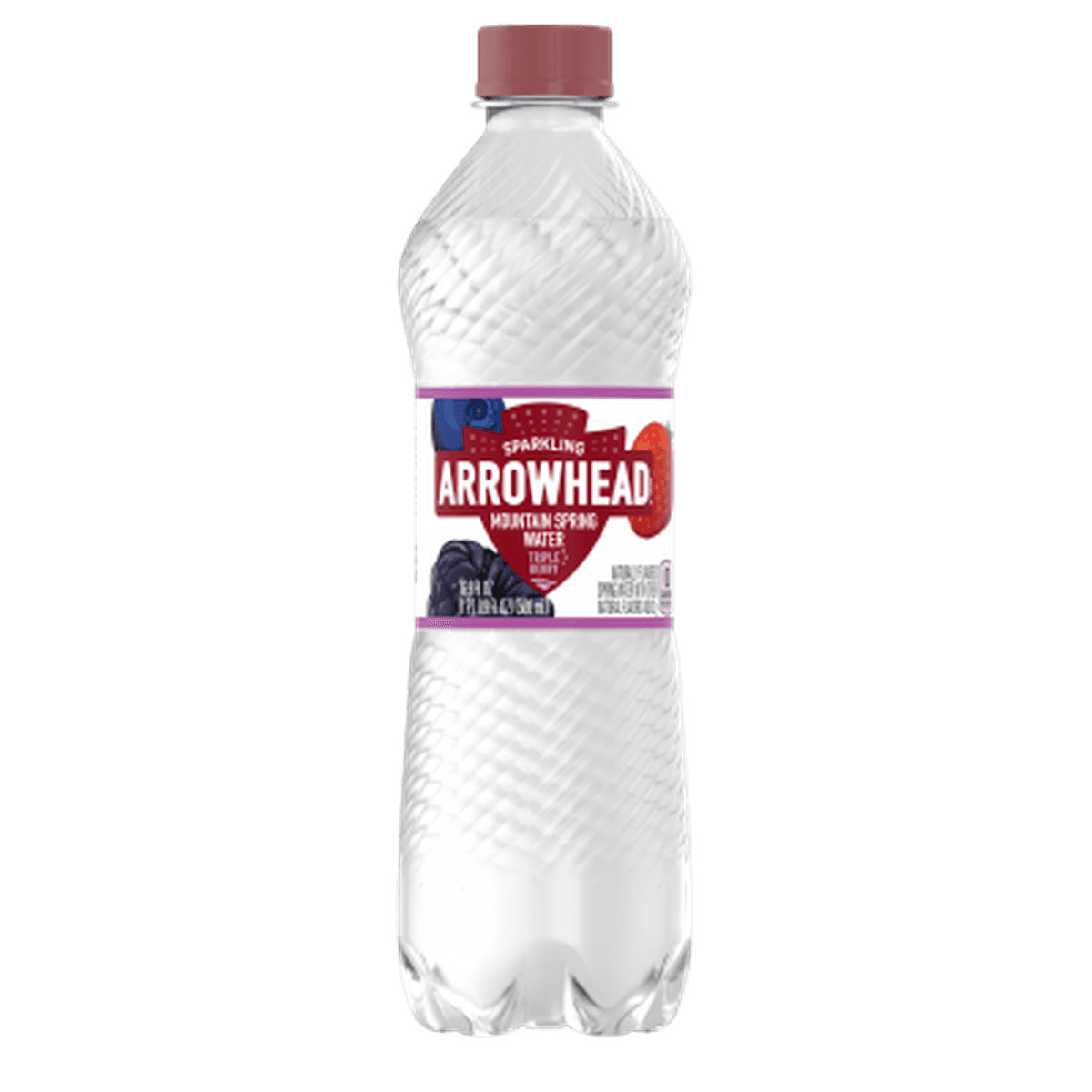Triple Berry Sparkling Water 16.9 fl oz ( 500 mL ) Bottle, Single