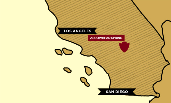 Los Angeles Arrowhead Map