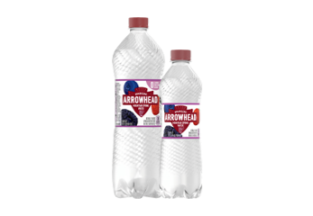 Arrowhead Sparkling Spring Water bottle, Triple Berry Flavor