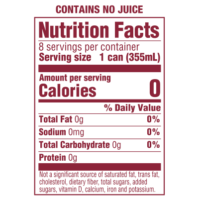 Arrowhead Sparkling Black Cherry Product detail 12oz can 24 pack nutrition facts