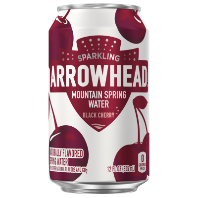 Arrowhead Sparkling Black Cherry Product detail 12oz can single