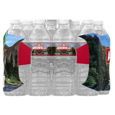 Arrowhead Spring water product detail 500mL 24 pack right view