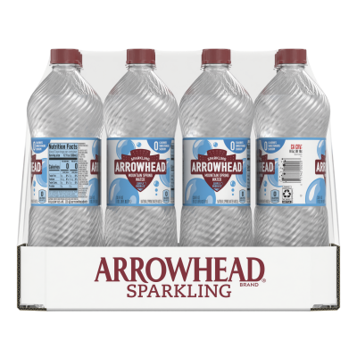 Arrowhead Sparkling Simply Bubbles Product detail 1L 12pk front view