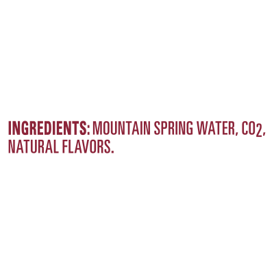 Arrowhead Sparkling Triple Berry Product detail 12oz can 24 pack ingredients