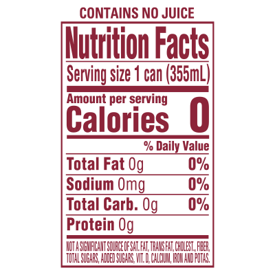 Arrowhead Sparkling Triple Berry Product detail 12oz can single nutrition facts