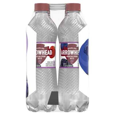 Arrowhead Sparkling Triple Berry Product detail 500mL 8 pack left view