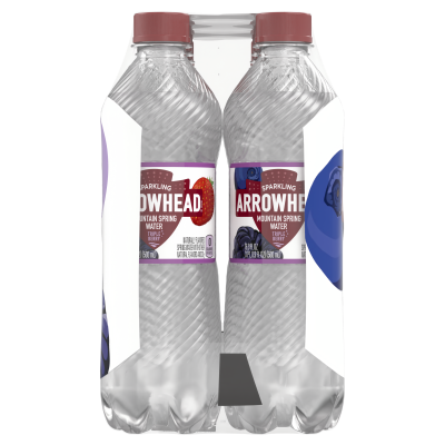Arrowhead Sparkling Triple Berry Product detail 500mL 8 pack right view