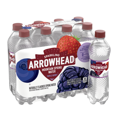Arrowhead Sparkling Triple Berry Product detail 500mL 8 pack
