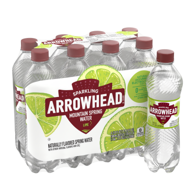 Arrowhead Sparkling Zesty Lime Product detail 500mL 8 pack