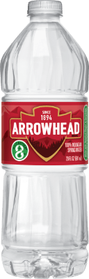 Arrowhead Spring Water bottle, 20 fl oz, single