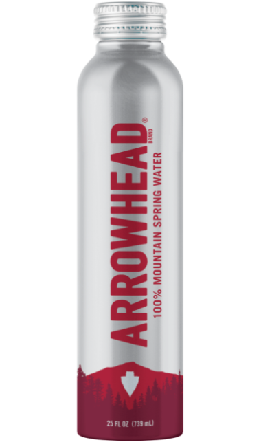 NEW 25oz Aluminum Bottled Water