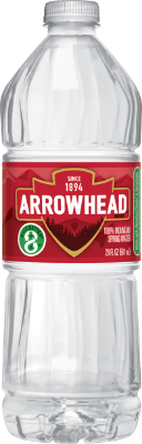 Arrowhead Spring Water bottle, 20 fl oz, single