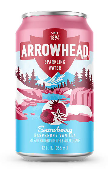 Snowberry Raspberry Vanilla Sparkling Water