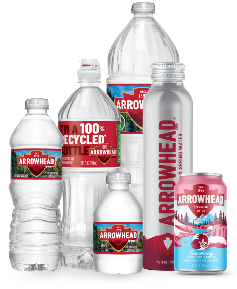 arrowhead brand 100% mountain spring water collection